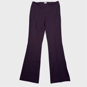 ]Vintage Y2k Cache Flare Pants Slacks 28" Waist Plum Purple Office Wear